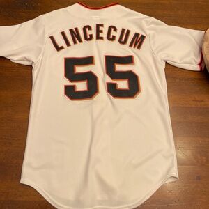 Tim Lincecum San Francisco Giants Majestic Jersey #55